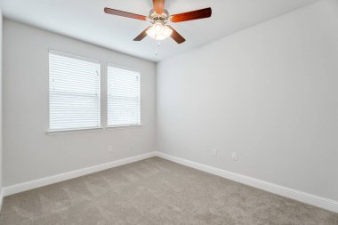 Boş oda iç tasarımı. 3d oluşturma