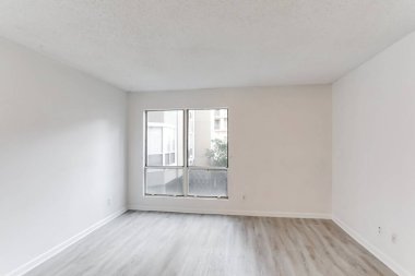 Boş oda iç tasarımı. 3d oluşturma