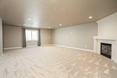 Yeni çağdaş dairenin boş alanı. Modern ev 