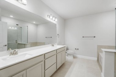 modern banyo iç tasarımı, 3D görüntüleme