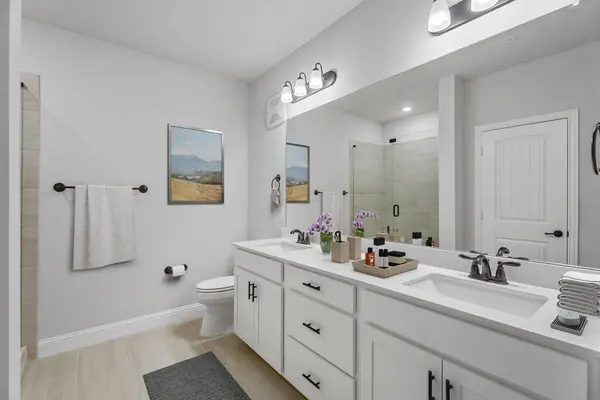 Modern Bathroom Interior Design Rendering — Stock Photo, Image