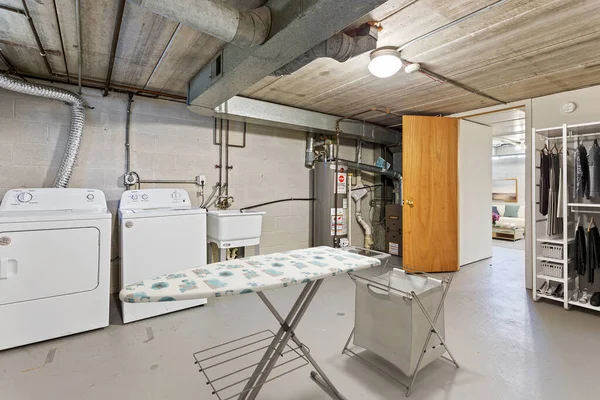 Interior Modern Laundry Room Rendering — Stock Photo, Image