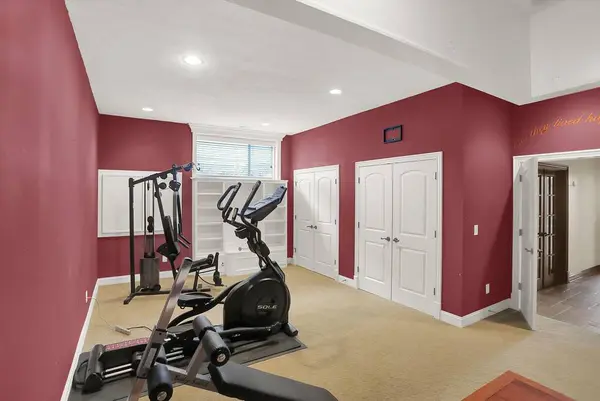 interior design of modern fitness room