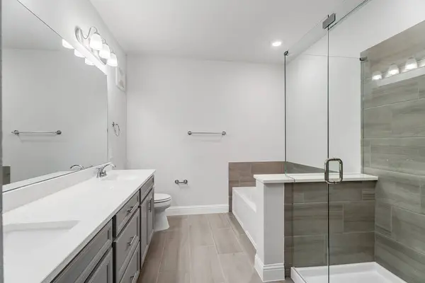 Diseño Interior Moderno Del Cuarto Baño Representación — Foto de Stock