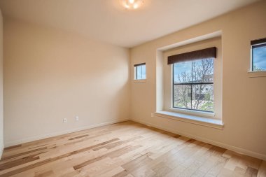 Yeni boş oda iç tasarımı. Yeni daire