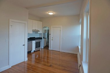 Yeni boş oda iç tasarımı. Yeni daire