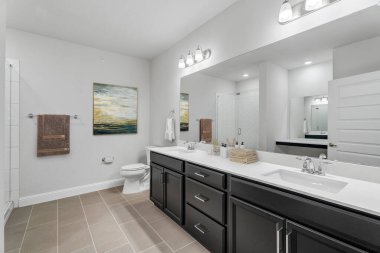 modern banyo iç tasarımı, 3D görüntüleme