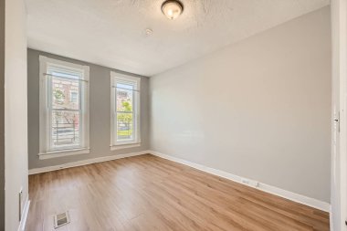 Yeni boş oda iç tasarımı. Yeni daire