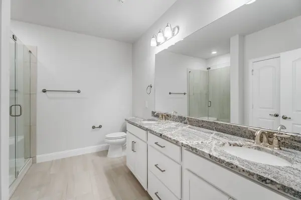 modern bathroom interior design, 3d rendering