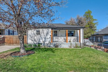 Güzel, rahat bir ev tasarımı. 3d oluşturma