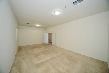 Boş oda iç tasarımı. 3d oluşturma