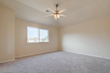 Modern yeni odanın iç tasarımı. 3d oluşturma