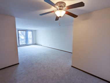 Yeni evde içi boş daire, 3D tasarım