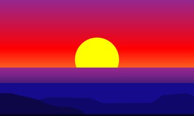 Bir pankart için vektör illüstrasyonuName