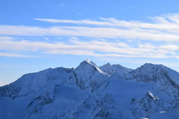 Atemberaubende Aussicht Vom Top Mountain Star Restaurant Gipfel Des Skigebiets — Stockfoto