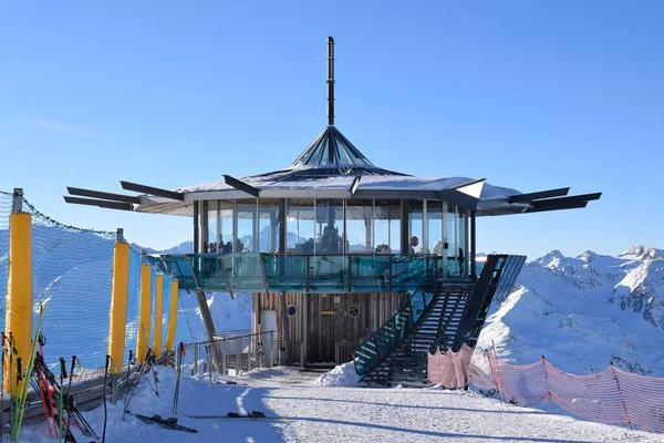 Hochgurgl Tirol Österreich Januar 2023 Spektakuläre Aussicht Auf Die Gipfel — Stockfoto