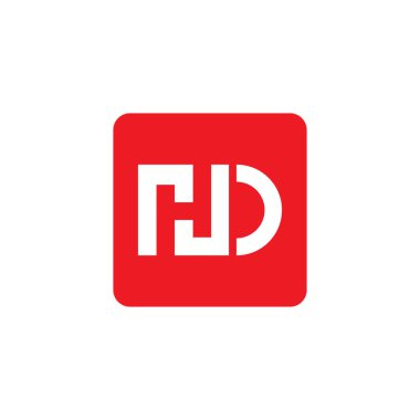 H ve D harflerinin monogram stiline sahip basit ve minimalist tasarım ticari markalaşma kavramları, şirketler ve diğerleri için mükemmeldir.