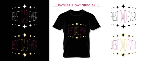 Babalar Günü Tişört tasarımı.