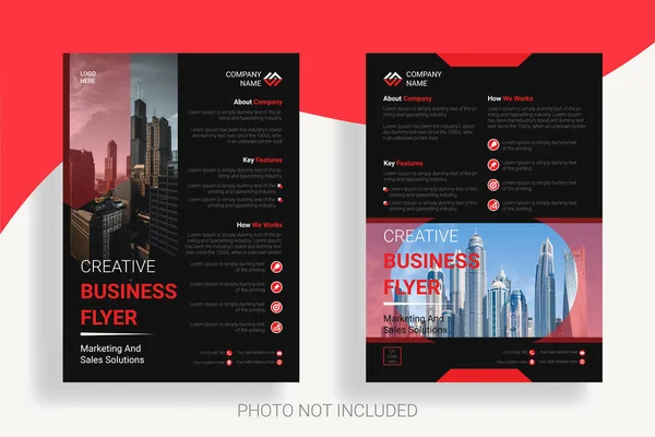 Şirket broşürleri. İş için modern pilot şablonu tasarımı.