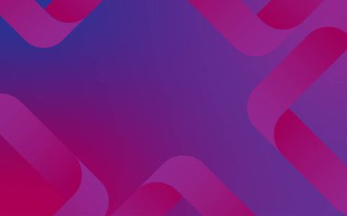 Geometrik şekil ve gradyan renk efekti bileşimine sahip soyut vektör arkaplan tasarımı.