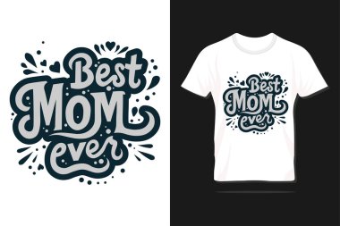 Gelmiş geçmiş en iyi anne. Baskı, tişört, harf, poster, etiket, hediye, tebrik kartı ve daha niceleri için Anneler Günü yazı dizaynı mutlu olsun..