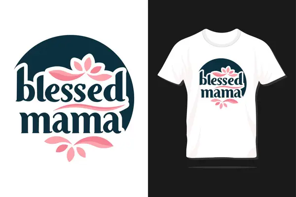 Kutsanmış anne. Anneler Günü 'nün basım, tişört, harf, poster, etiket, hediye, tebrik kartı vb. alıntılar içeren tipografi tasarımı kutlu olsun..