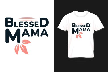 Kutsal annemiz. Baskı, tişört, harf, poster, etiket, hediye, tebrik kartı vs. için Anneler Günü yazı dizaynı mutlu olsun..