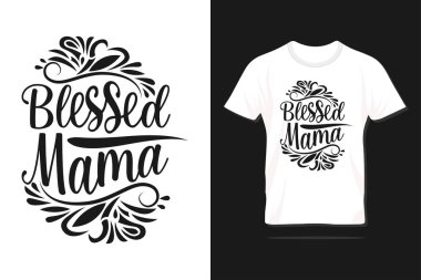 Kutsal annemiz. Baskı, tişört, harf, poster, etiket, hediye, tebrik kartı vs. için Anneler Günü yazı dizaynı mutlu olsun..