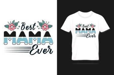 Dünyanın en iyi annesi. Anneler Günü 'nün basılı tişört, harf, poster, etiket, hediye, kart gibi alıntılar içeren tipografi vektör şablonu tasarımınız kutlu olsun..