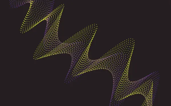 Soyut vektör ağ arkaplan tasarımı. Dijital ve teknoloji projeleri için dalgalı çizgi web tasarımı Futuristik arkaplan.