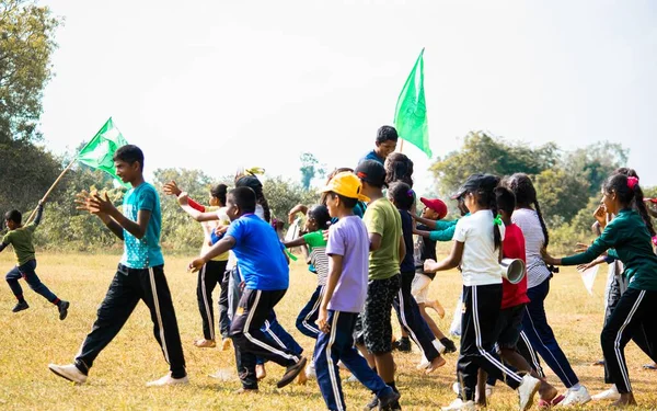 stock image group of people in the park