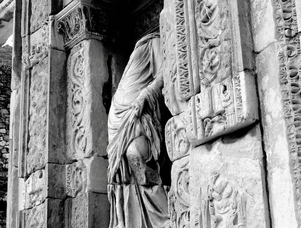 Ephesus Cidade Antiga Biblioteca Celsus — Fotografia de Stock