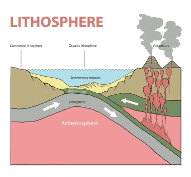 Kıtasal lithosfer diyagramının çizimi