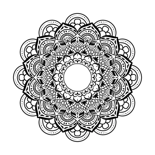 Vector Decoratieve Mandala Ontwerp — Stockfoto