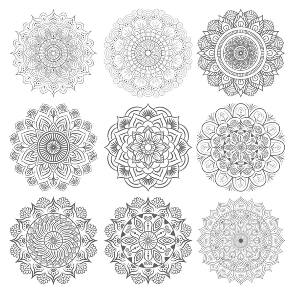 Dekorativní Mandala Design Vektor — Stockový vektor