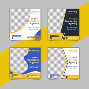 Kurumsal sosyal medya paylaşım şablonu ve Dijital pazarlama ajansı