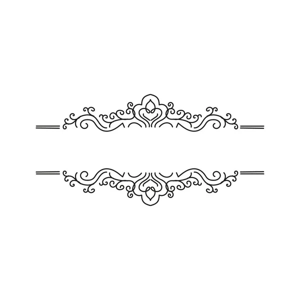 Eléments Vectoriels Cadre Floral — Image vectorielle