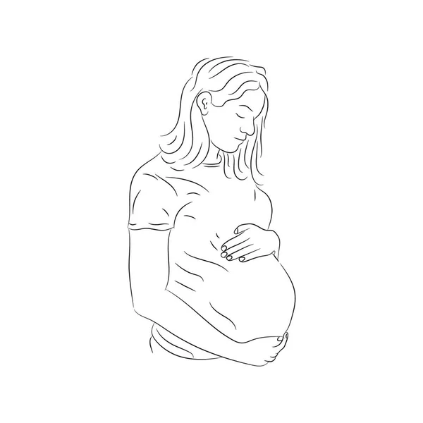 Giorno Della Mamma Cuore Saluto Sfondo — Vettoriale Stock