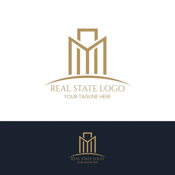 Reat Tillstånd Logotyp Design — Stock vektor