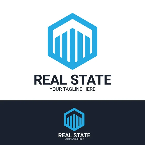 Reat State Logo Ontwerp — Stockvector