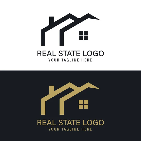 Reat State Logo Ontwerp — Stockvector