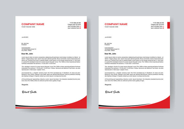 Professional creative and modern letterhead design for your business