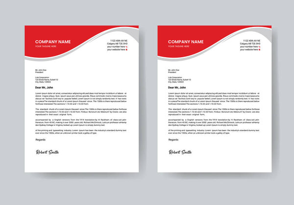 Professional creative and modern letterhead design for your business