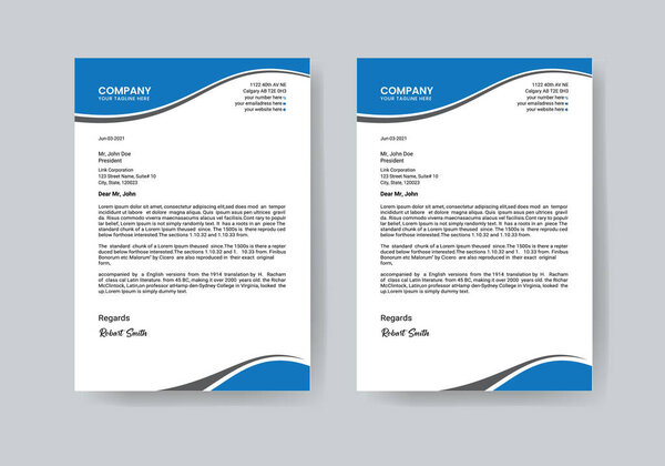 Professional creative and modern letterhead design for your business