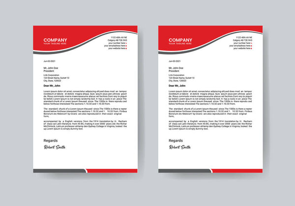 Professional creative and modern letterhead design for your business