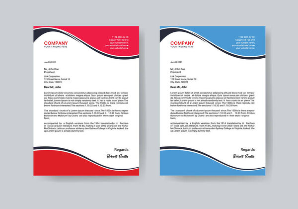 Professional creative and modern letterhead design for your business
