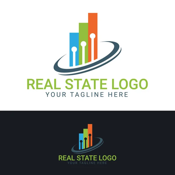 Werkelijke Situatie Logo Ontwerp — Stockvector