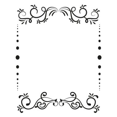 Çerçeve çiçek düğün davetiyesi