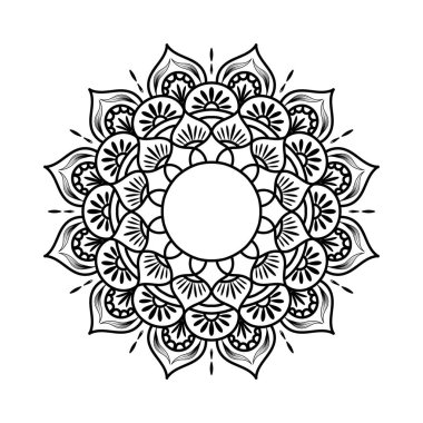 Lüks dekoratif mandala tasarımı