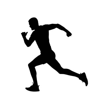 Çalıştırıcının siluetleri